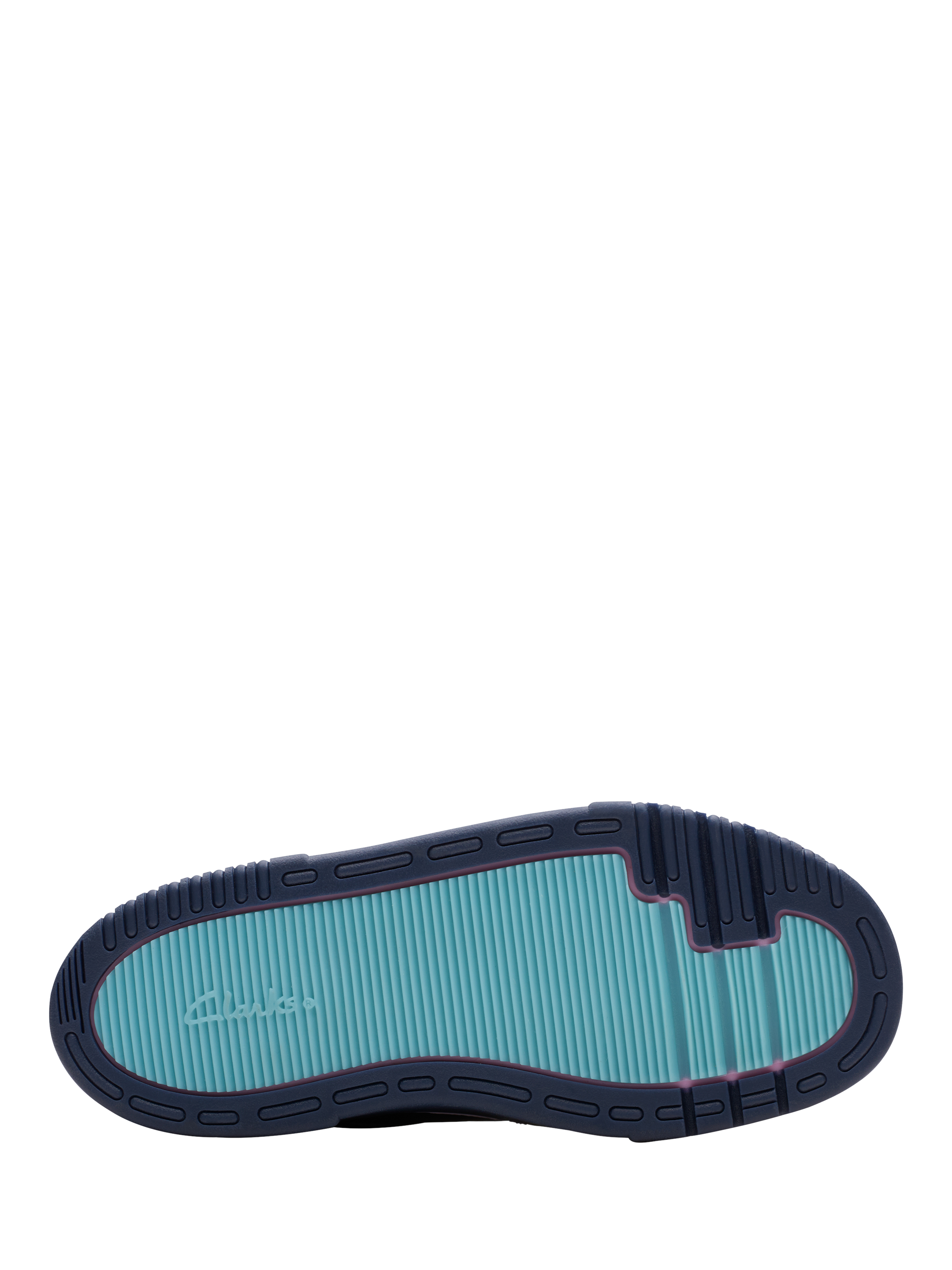 Product image 3 of 6, which shows Clarks Kids' Oslo Play Ankle Boots, Navy, 7 F Jnr
