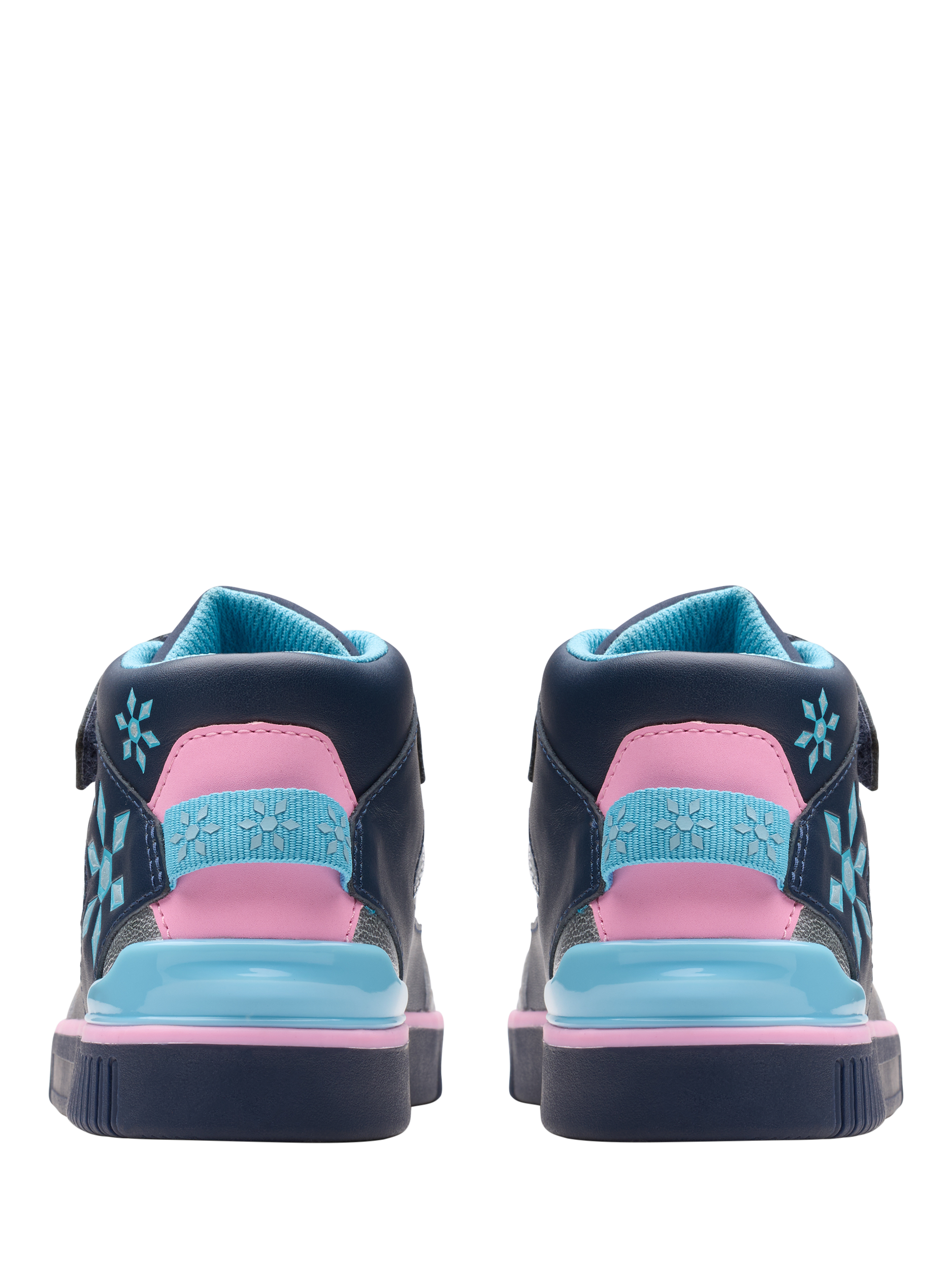 Product image 5 of 6, which shows Clarks Kids' Oslo Play Ankle Boots, Navy, 7 F Jnr