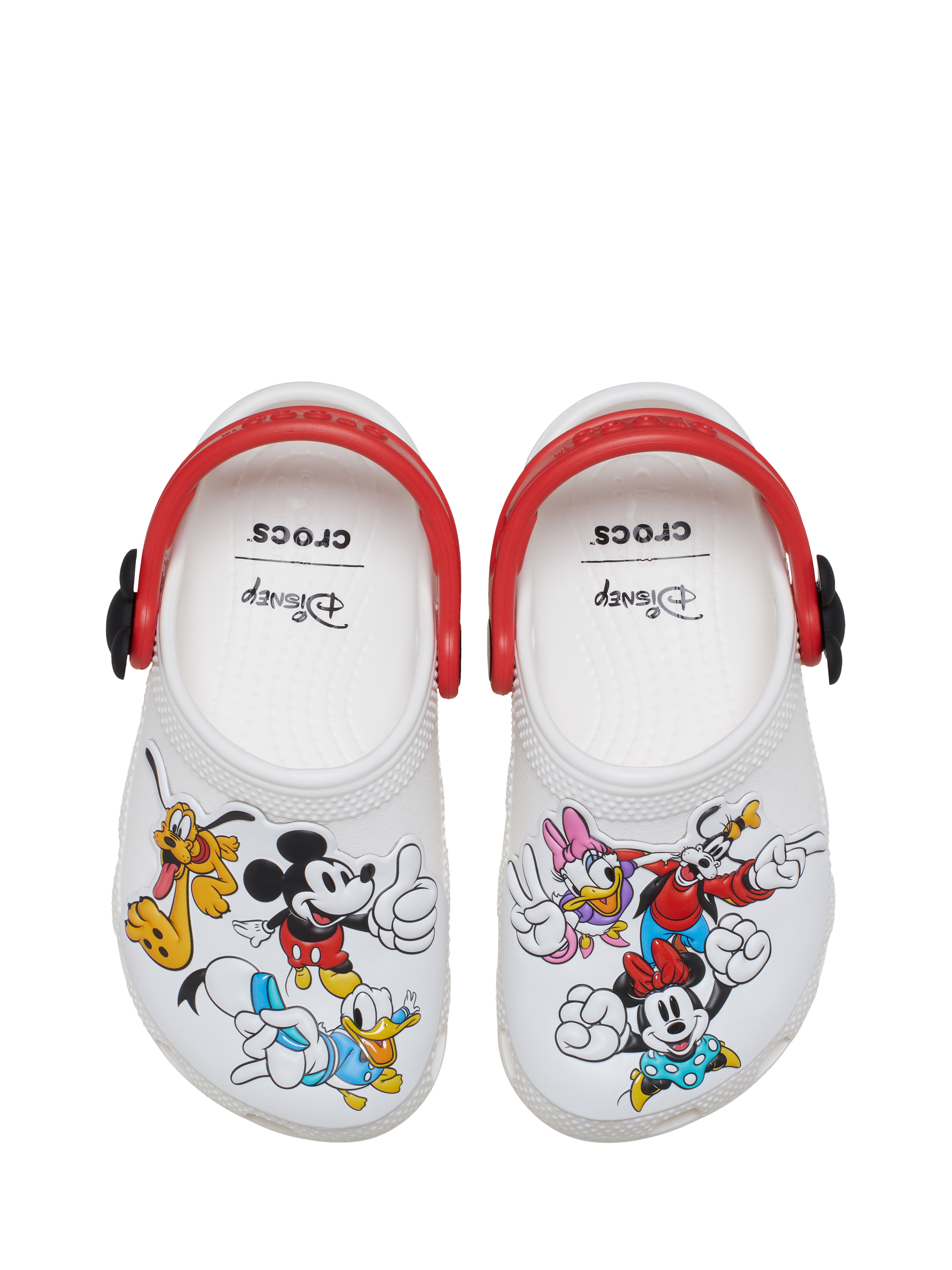 Product image 4 of 6, which shows Crocs Kids' Mickey and Friends Classic Clogs, Multi, 5 Jnr