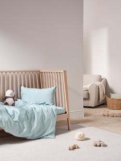 Bedfolk Toddler Duvet Cover Set, 140 x 120cm - view 2, Sky