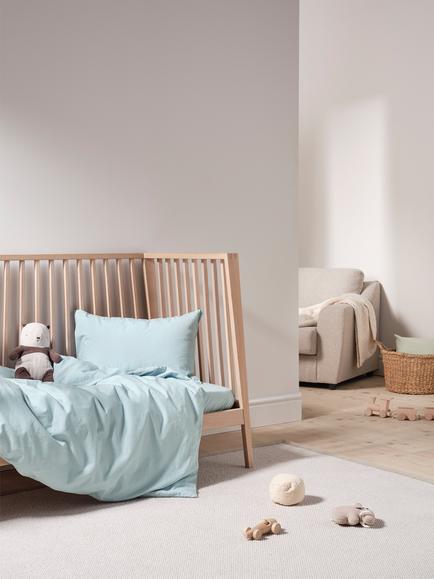 Bedfolk Toddler Duvet Cover Set, 140 x 120cm - view 2, Sky