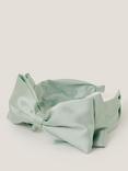 Monsoon Kids' Bridesmaid Bow Headband, Sage