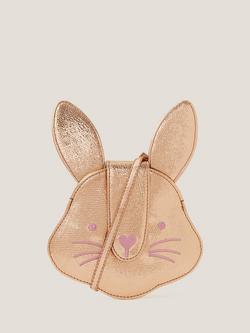 Monsoon Kids' Metallic Bunny Bag, Gold