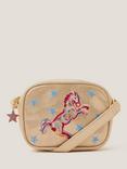 Monsoon Kids' Metallic Rodeo Crossbody Bag, Gold