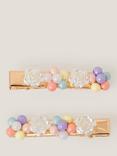 Monsoon Kids' Pearly Flower Hair Clips, Pack of 2, Multi
