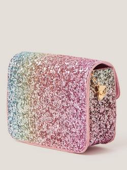 Monsoon Kids' Mini Rainbow Bag, Multi - view 2, Multi