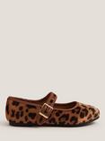 Monsoon Kids' Leopard Buckle Ballet Shoes