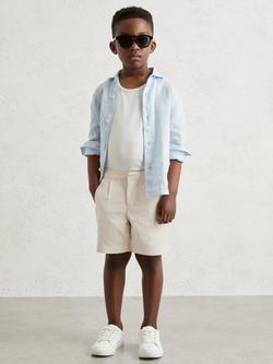 Reiss Kids' Sussex Shorts, Off White - view 2, Off White