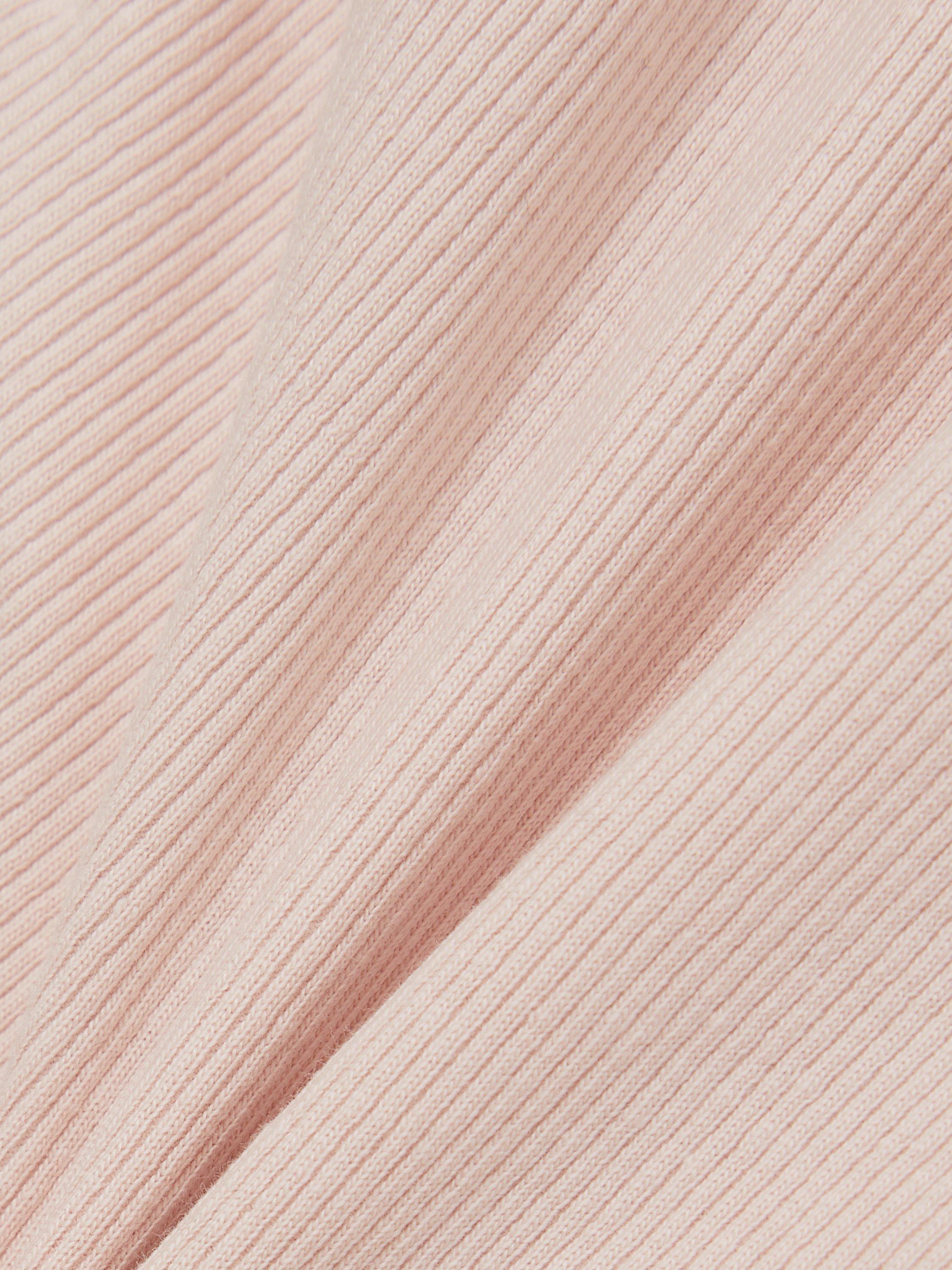 Product image 4 of 4, which shows Reiss Trina Long Sleeve Top, Pale Pink, 4-5 years