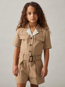 Reiss Kids' Trixie Jumpsuit, Camel - view 2, Camel