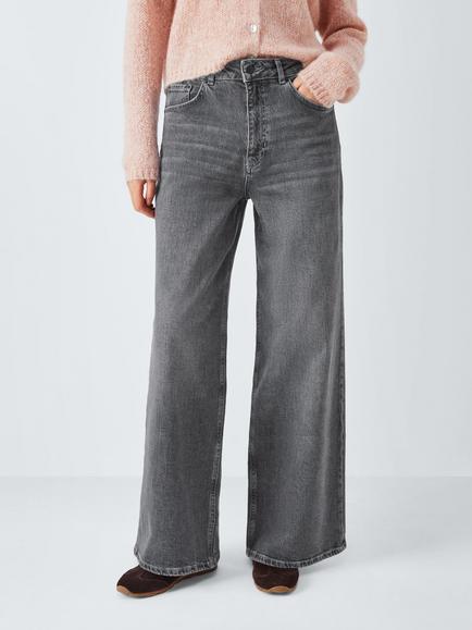 AND/OR Westlake Wide Leg Jeans, Washed Grey