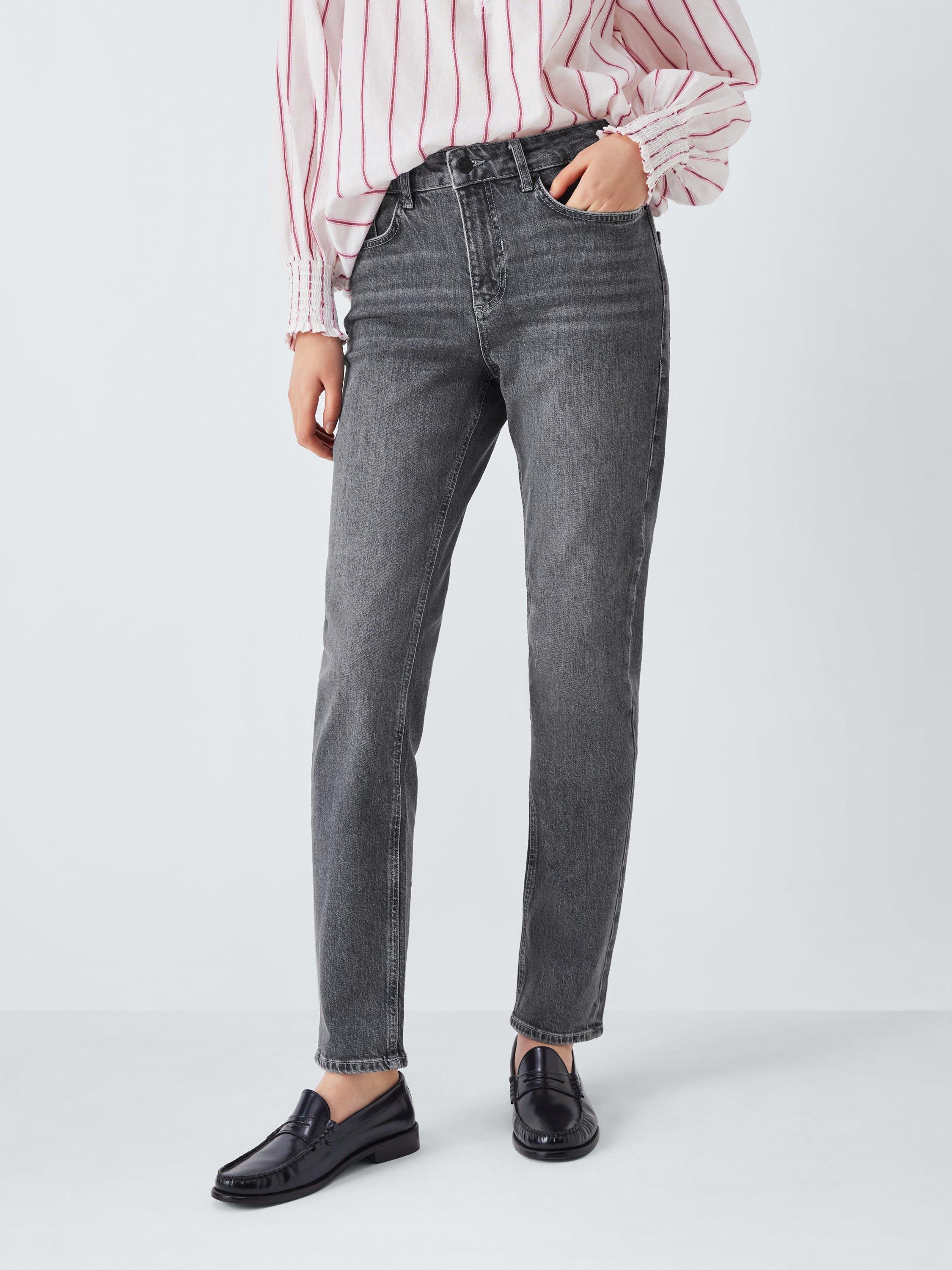 Product image 1 of 6, which shows AND/OR Silverlake Slim Leg Jeans, Washed Grey, W26/L30