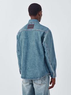 John Lewis x LABRUM Long Sleeve Shirt, Washed Denim - view 2, Washed Denim