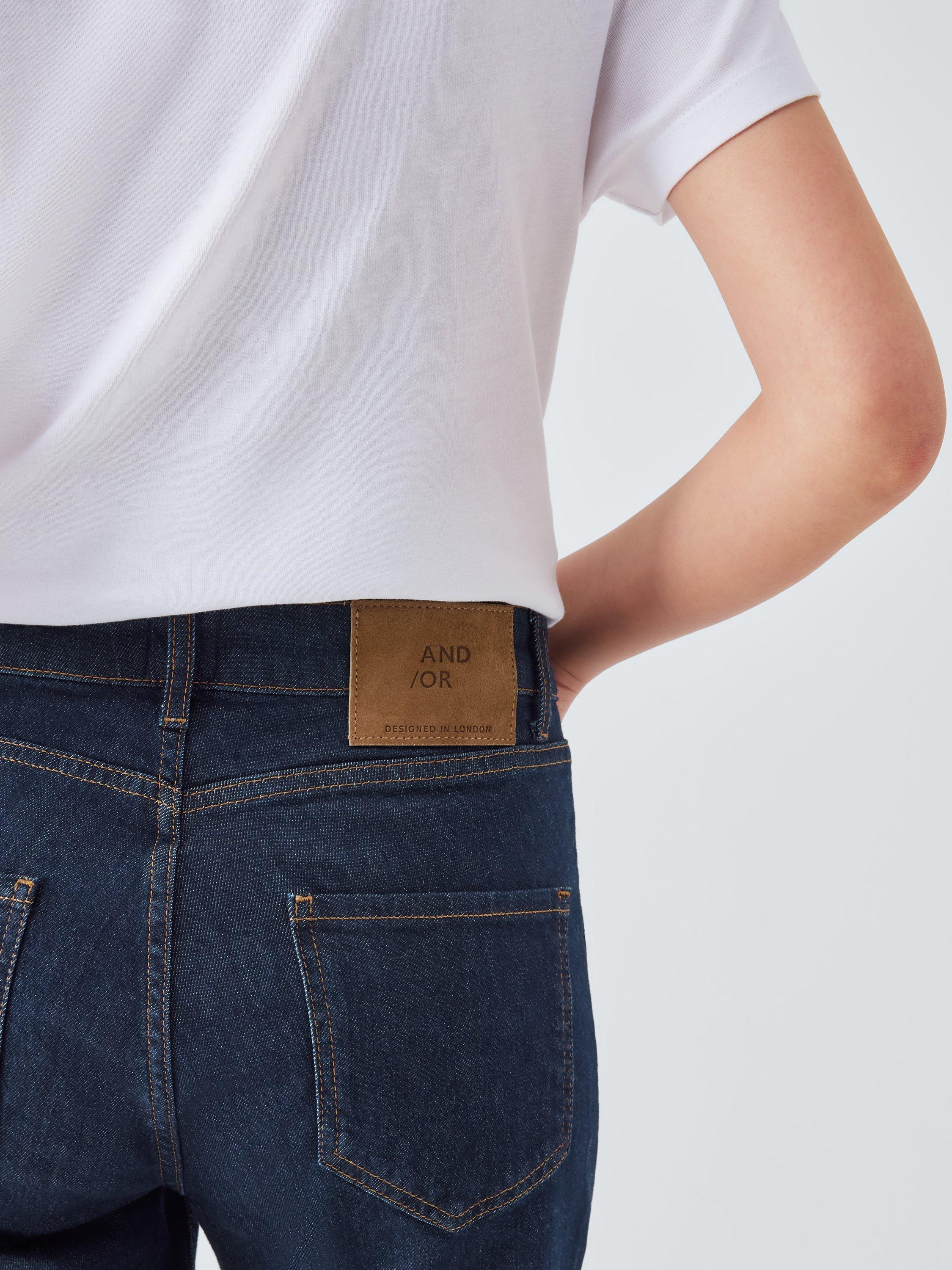 Product image 6 of 6, which shows AND/OR Silverlake Slim Leg Jeans, Indigo, W26/L30