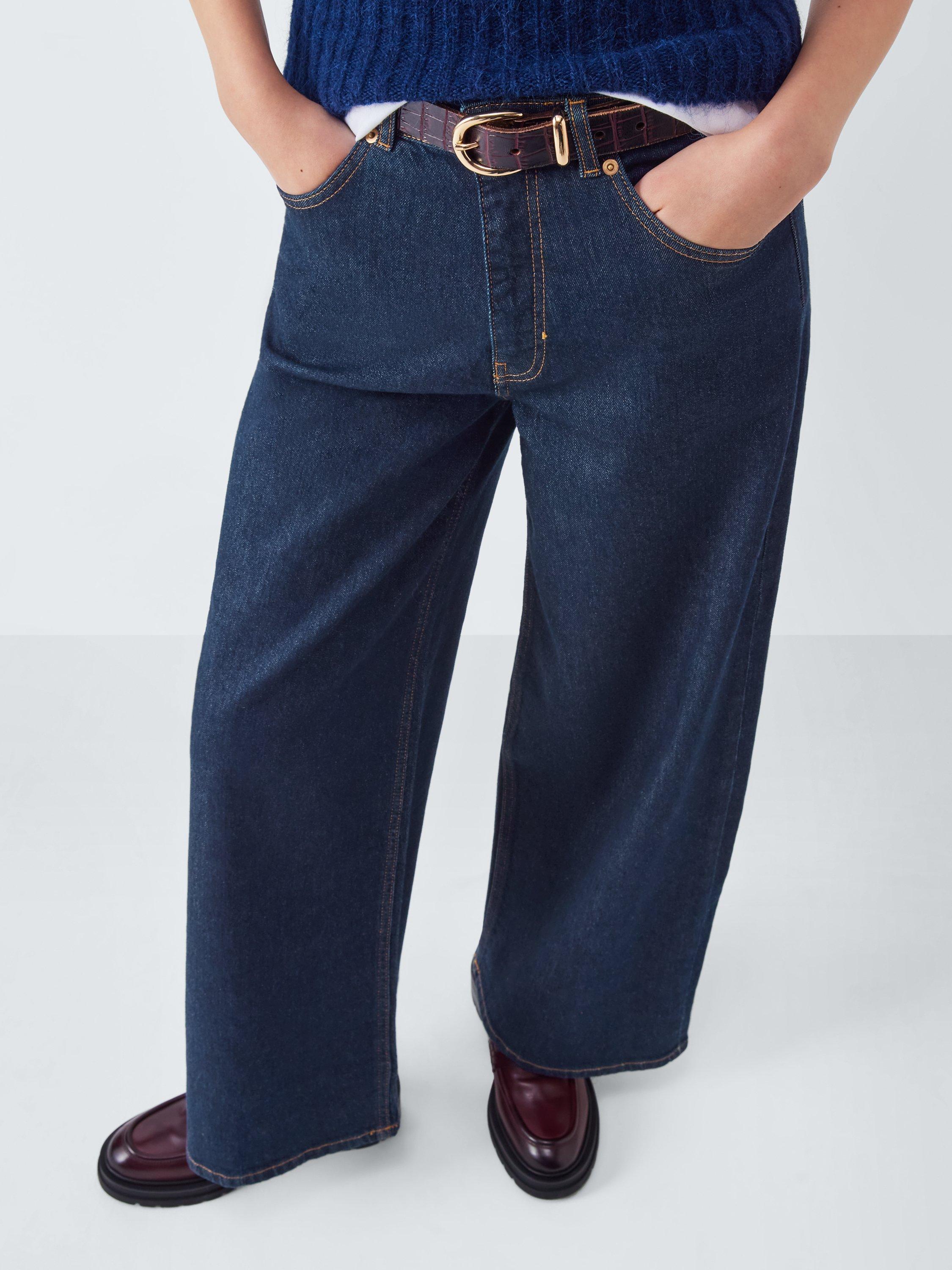 Product image 5 of 6, which shows AND/OR Westlake Wide Leg Jeans, Indigo, 26R