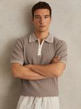 Reiss Jarvis Knitted Polo Shirt