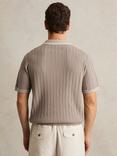 Reiss Jarvis Knitted Polo Shirt
