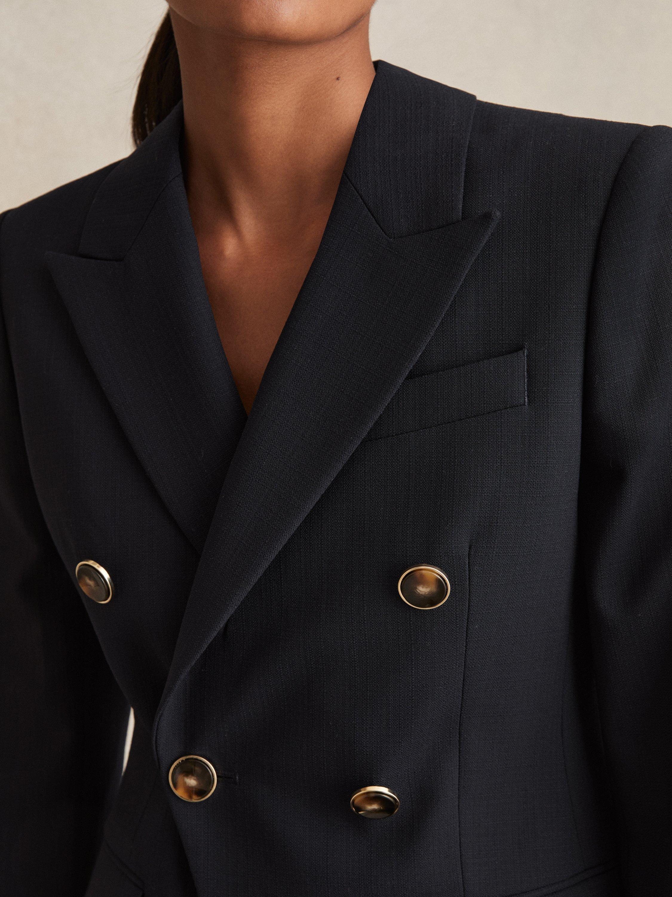 【海外限定】REISSブレザー☆Petite Lia Double Breasted Blazer Reiss Petite Lia Double Breasted Blazer, Navy