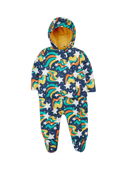Frugi Kids' 2-in-1 Rambler Pram Suit, Multi, Multi