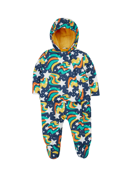 Frugi Kids' 2-in-1 Rambler Pram Suit, Multi, Multi