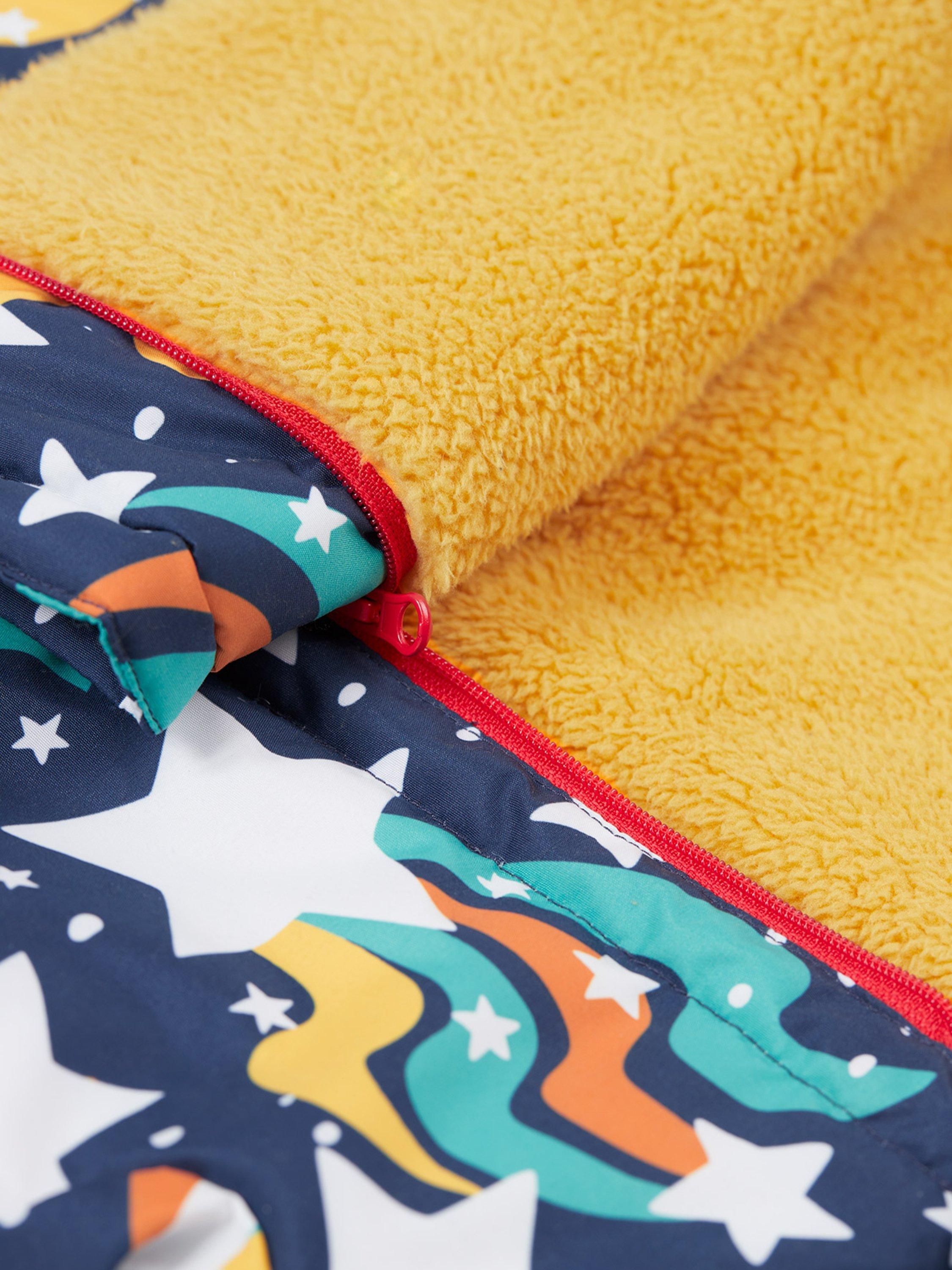 Product image 7 of 7, which shows Frugi Kids' 2-in-1 Rambler Pram Suit, Multi, 0-3 months