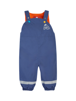 Frugi's Little Waterproof Dungarees, Navy Blue, Navy Blue