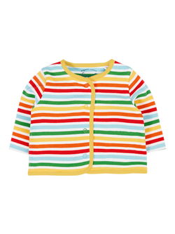 Frugi Baby Scrumptious Babygrow & Cardigan Set, Squirrel Friends - view 2, Squirrel Friends