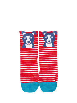 Frugi Kids' Cotton Blend Little Socks, Pack of 3, Multi - view 2, Multi