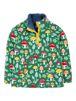 Frugi Kids' Snuggle Fleece, Fun-guys, Fun-guys