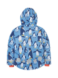 Frugi Kids' Padded Snow and Ski Coat,  Penguin Waddle