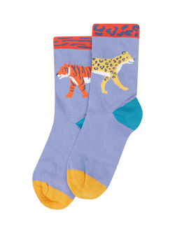 Frugi Kids' Rock My Socks, Pack of 3 - view 2, Stay Wild Multipack