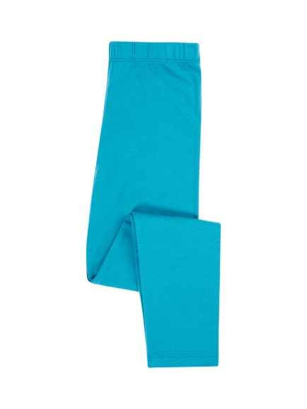 Frugi Kids' Libby Cotton Leggings, Boat Blue, Boat Blue