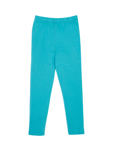 Frugi Kids' Libby Cotton Leggings, Boat Blue - view 2, Boat Blue