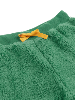 Frugi Baby Teddy Fleece Trousers, Holly Green - view 2, Holly Green