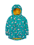 Frugi Kids' Print Puddle Buster Waterproof Coat, Panda Play