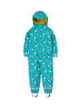 Frugi Kids' Printed Puddle Buster Waterproof Suit, Panda Play