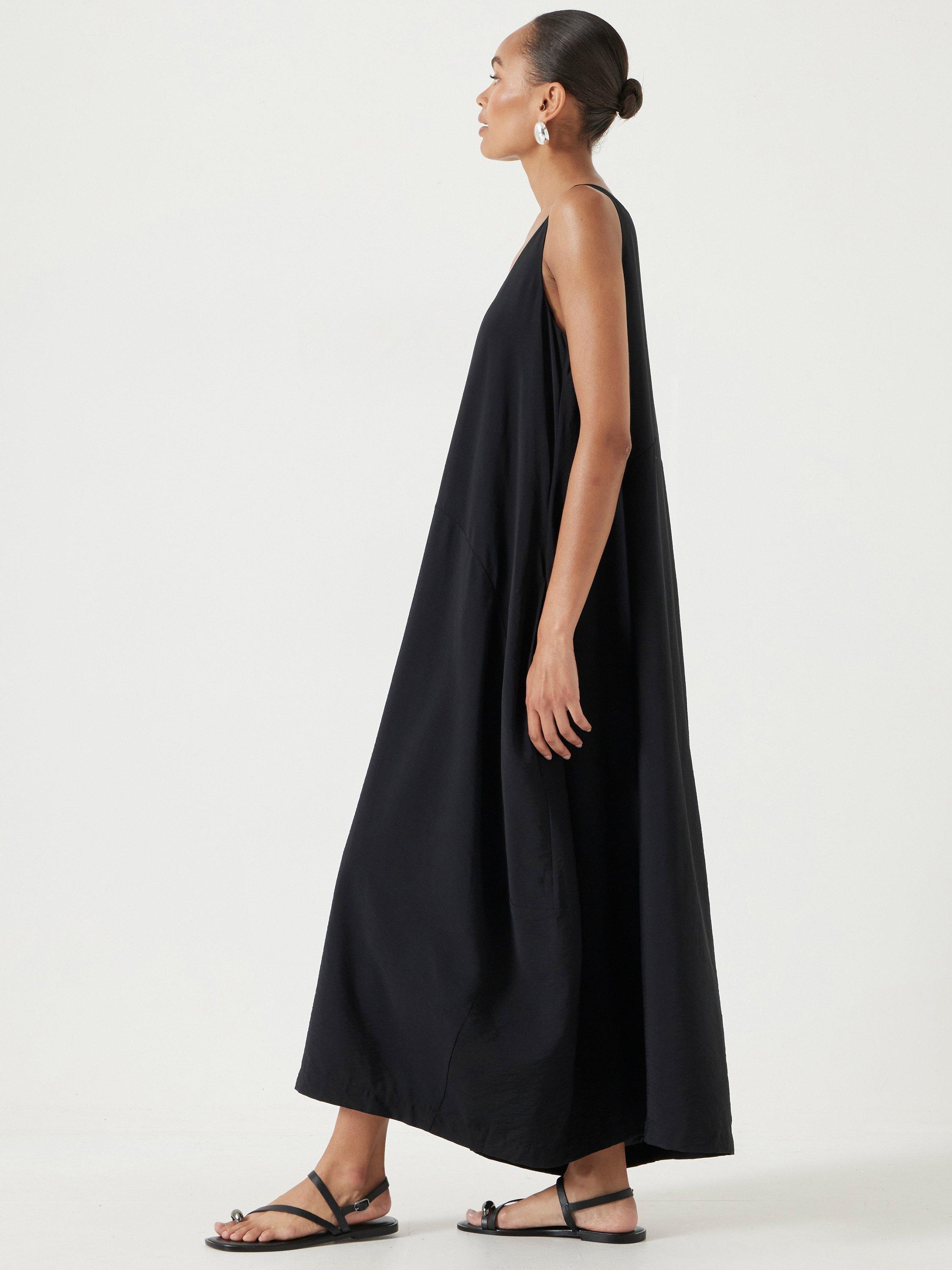 Product image 4 of 4, which shows HUSH Liddie Air Flow Maxi Dress, Black, L-XL