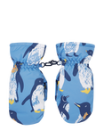 Frugi Kids' Snow and Ski Mittens, Penguin Waddle
