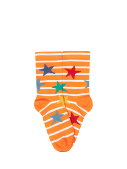Frugi Kids' Rock My Socks, Pack of 3 - view 2, Dragon Skies Multi