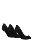 Calvin Klein Invisible Liner Socks, Pack of 3, Black