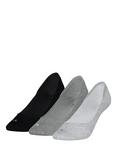 Calvin Klein Invisible Liner Socks, Pack of 3, Grey Marl