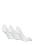 Calvin Klein Invisible Liner Socks, Pack of 3, White