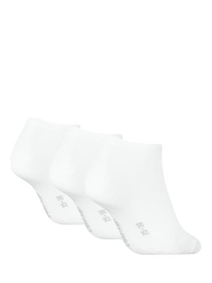 Calvin Klein Trainer Socks, Pack of 3, Black - view 2, White