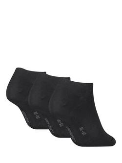 Calvin Klein Trainer Socks, Pack of 3, Black - view 2, Black