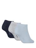 Calvin Klein Trainer Socks, Pack of 3, Black, Light Blue
