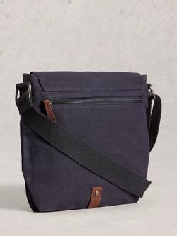 White Stuff Charlie Cotton Shoulder Bag, Dk Blue - view 2, Dk Blue