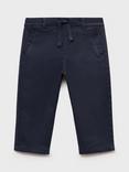 Mango Kids' Cotton Blend Drawstring Trousers