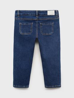 Mango Kids' Diego Jeans, Blue - view 2, Blue