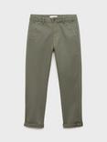 Mango Kids' Cotton Blend Piccolo Chinos Trousers