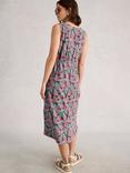 White Stuff Heidi Floral Jersey Dress, Pink/Multi